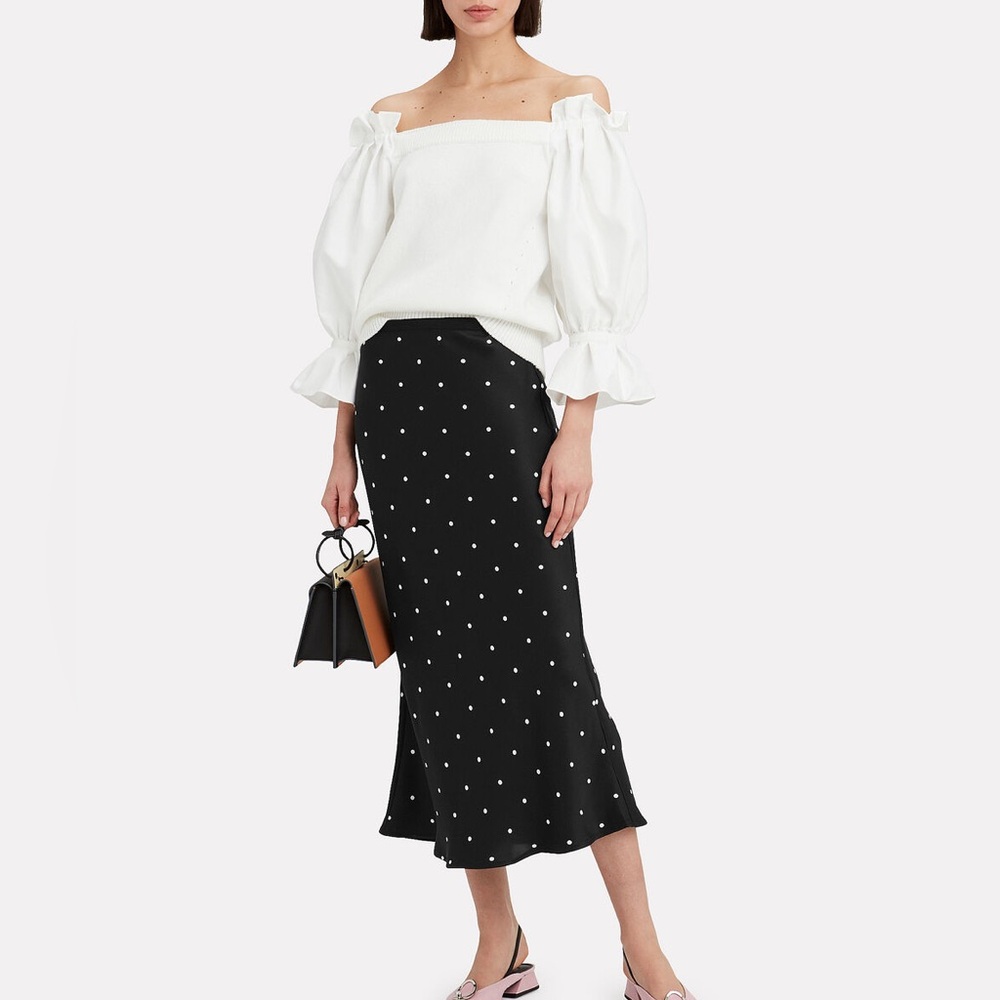 Anine Bing Silk Slip Skirt